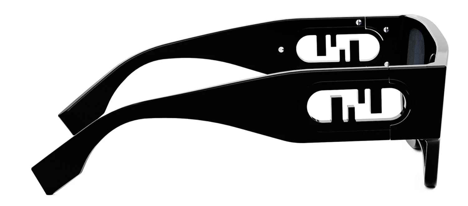 Fendi O'Lock FE 40108 U 01V Flattop Sunglasses - Image 3