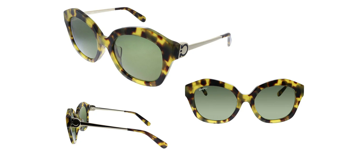 Ferragamo SF868SA 215 Rectangle Sunglasses - Image 4