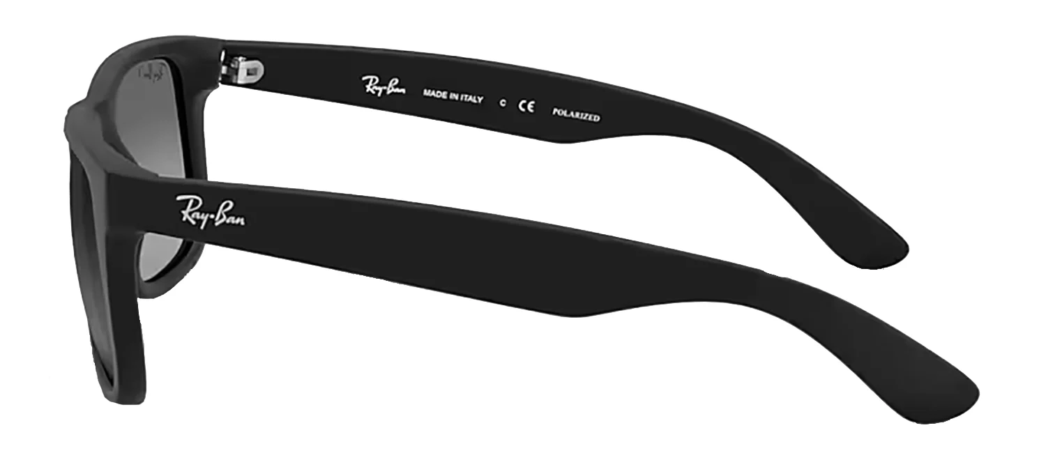 Ray-Ban RB4165 622/T3 Justin Polarized Wayfarer Sunglasses - Image 3