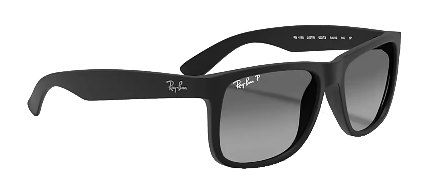 Ray-Ban RB4165 622/T3 Justin Polarized Wayfarer Sunglasses - Image 6