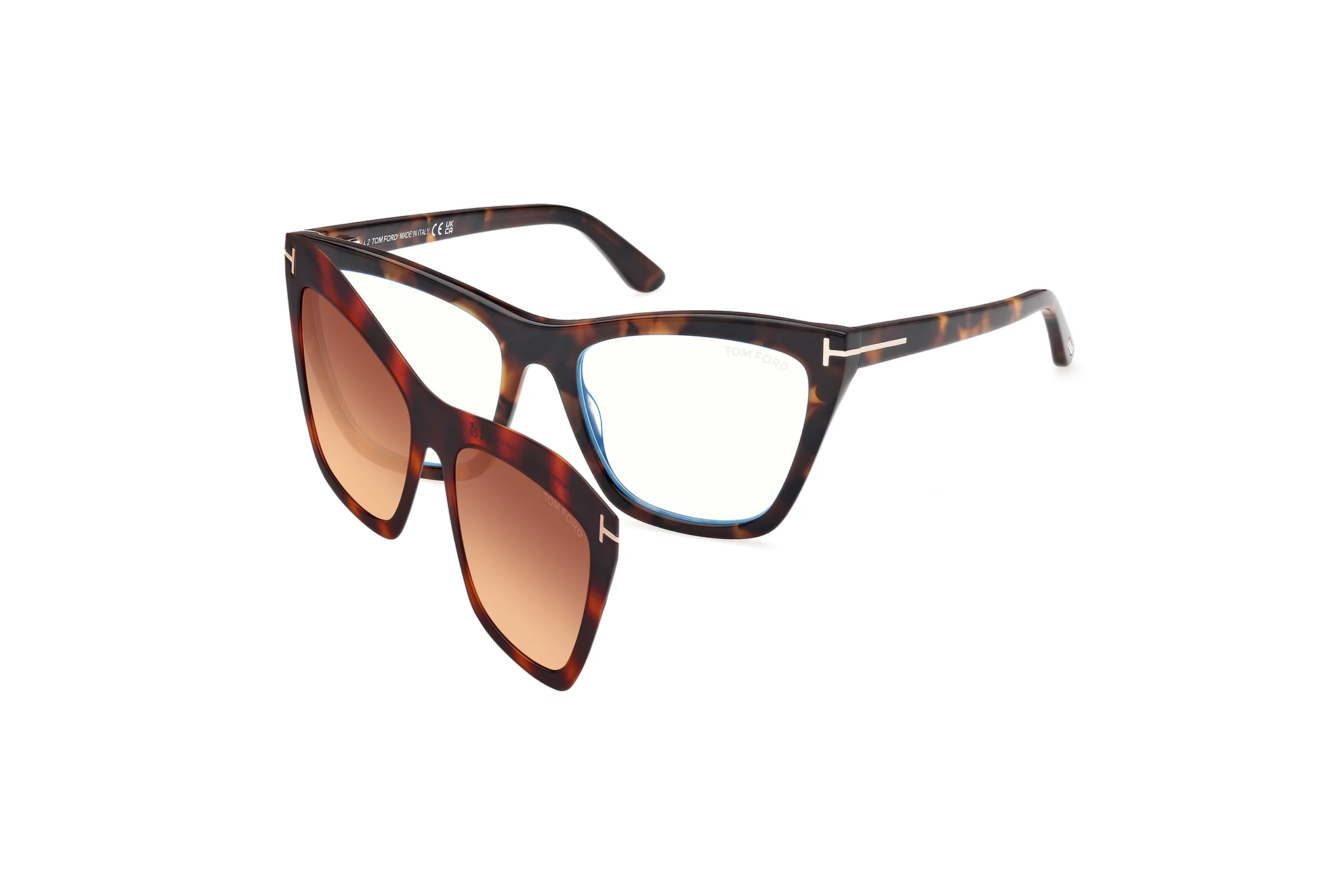 Tom Ford FT5971-B with Clip on - Image 2
